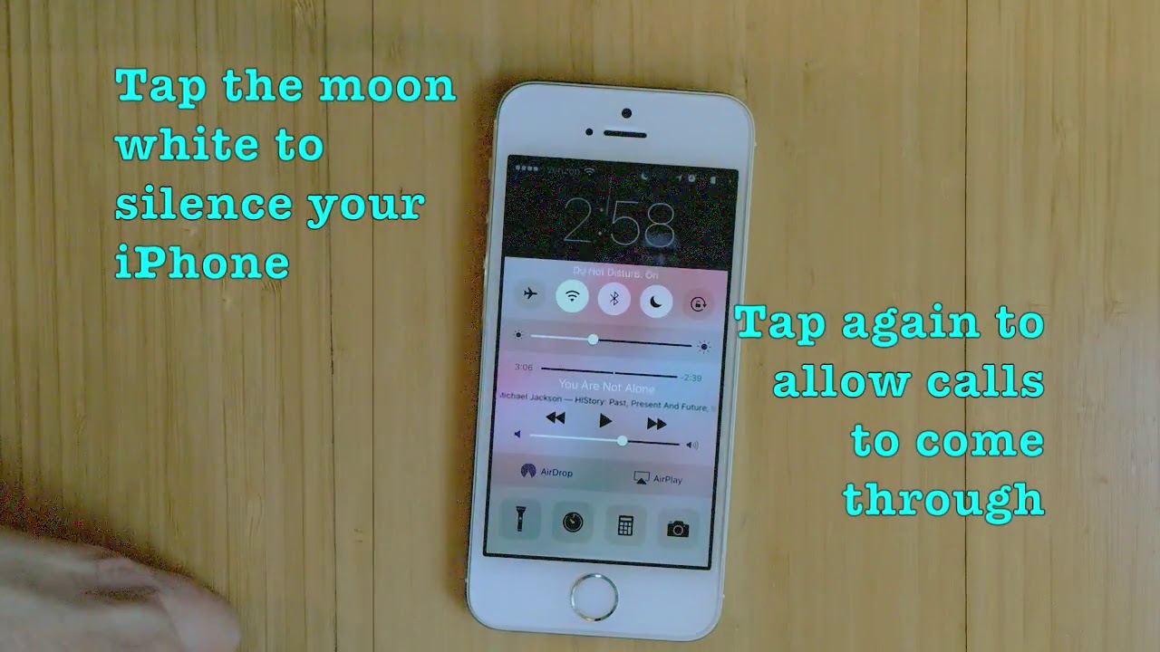 Do Not Disturb How to Silence Your iPhone YouTube