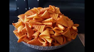 snacks food 3d bugles chips machine