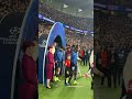 Walking out at the Parc des Princes 😍 #championsleague