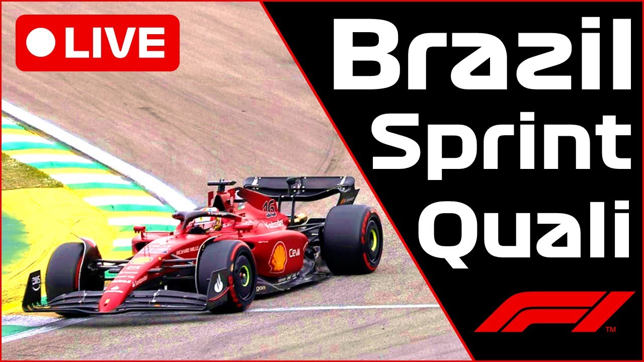 🔴F1 LIVE - Brazil GP SPRINT QUALI - Commentary + Live Timing