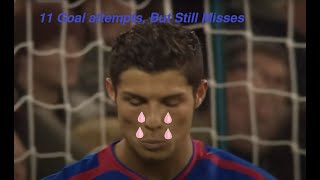 The day CRISTIANO RONALDO forgot how to score a goal, even though he had 11 attempts