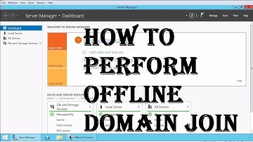 How to Perform an Offline Domain Join in Active Directory