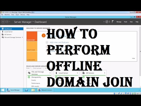 How to Perform an Offline Domain Join in Active Directory