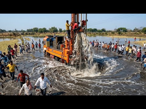 Borewell drilling Dangerous Water | 133 Feet Depth 20Hp Water Journey | The Future of Water Access