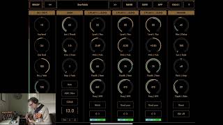 SpaceFields (space ambient machine iOS app) and Fretless Bass