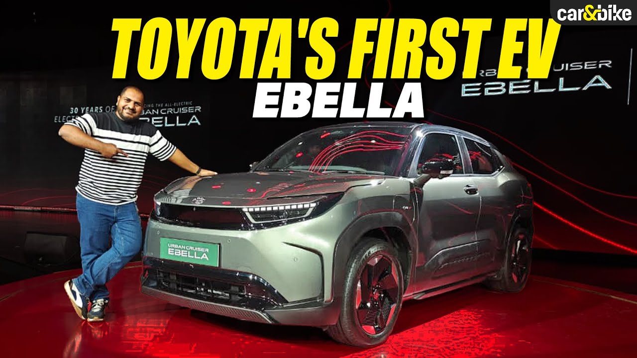 Toyota Urban Cruiser EBELLA Walkaround | Toyota's First EV For India ...