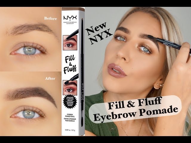 NYX Pomade Fluff IN_DEPH & New TUTORIAL YouTube Pencil REVIEW & Eyebrow - Fill