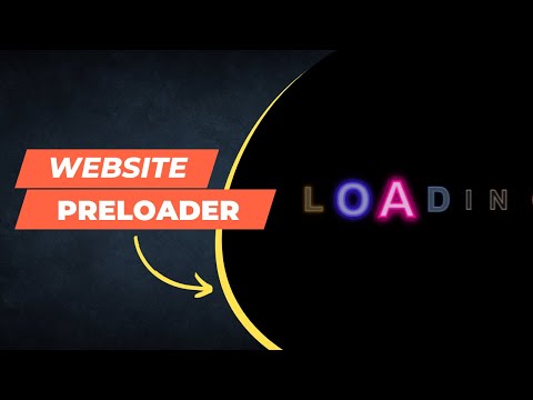 How To Make Website Preloader Using HTML CSS JS | Page Loading, Website Loading Animation #html5