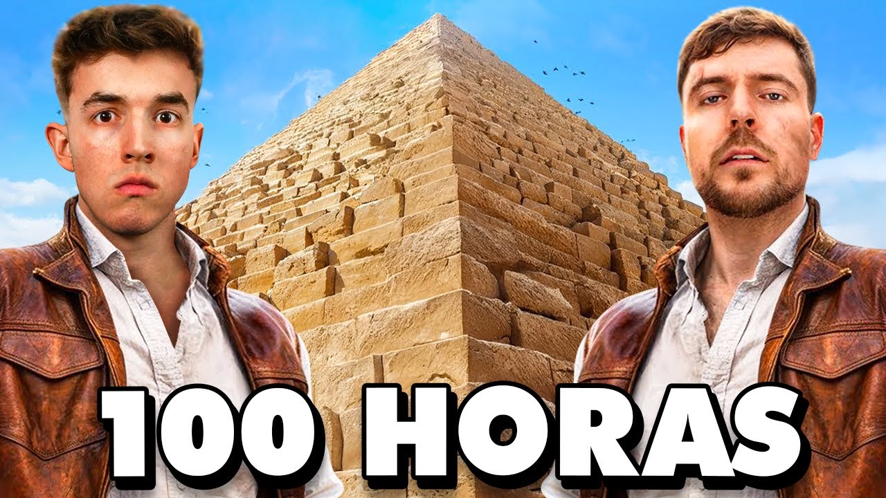 100 HORAS EN LAS PIRAMIDES de EGIPTO | REACCION a MRBEAST