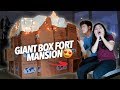 GIANT BOX FORT MANSION!! | Ranz and Niana