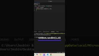 Generate Random Numbers Instantly in Python! 🐍 #Short #pythonforbeginners #code