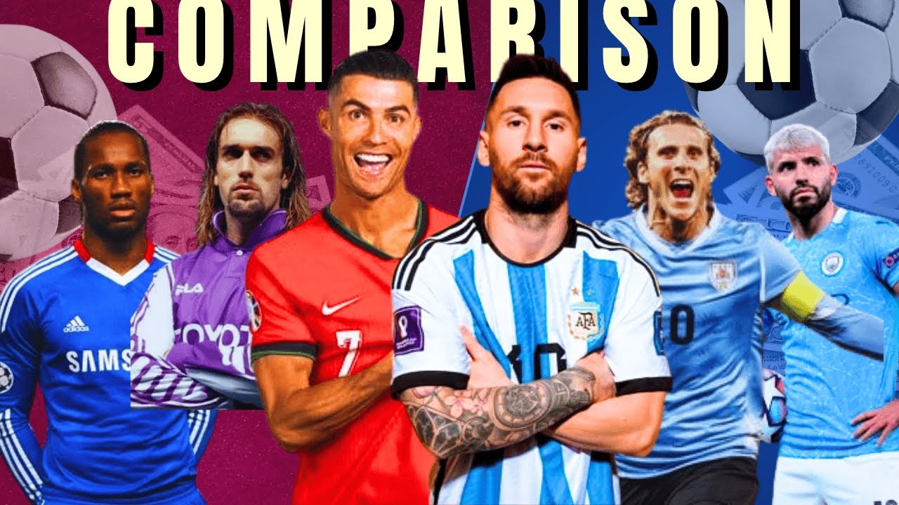 Ronaldo vs Messi vs Drogba vs Forlán vs Batistuta vs Agüero