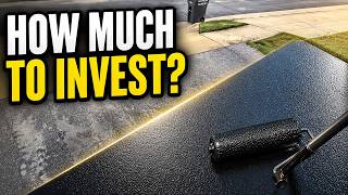 I tried driveway sealcoating, and this is what happened.