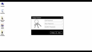 Windows Form Change Password Unique Design in csharp visual studio 2010