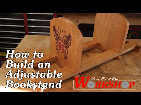 How to build an adjustable book stand