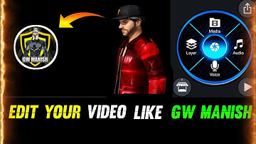 🔥💖Gw Manish Editing Tutorial| Edit Your Video Like Gw Manish|Gw Manish Jaise Video Edit Kaise Kare||