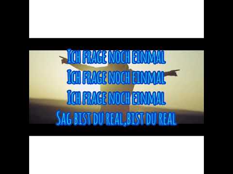 Bist du real (lyrics)