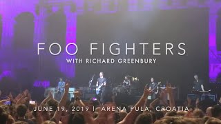 FOO FIGHTERS W/ FAN RICHARD GREENBURY | WHEELS | PULA ARENA, CROATIA | JUNE 19, 2019 (MULTI FAN-CAM)