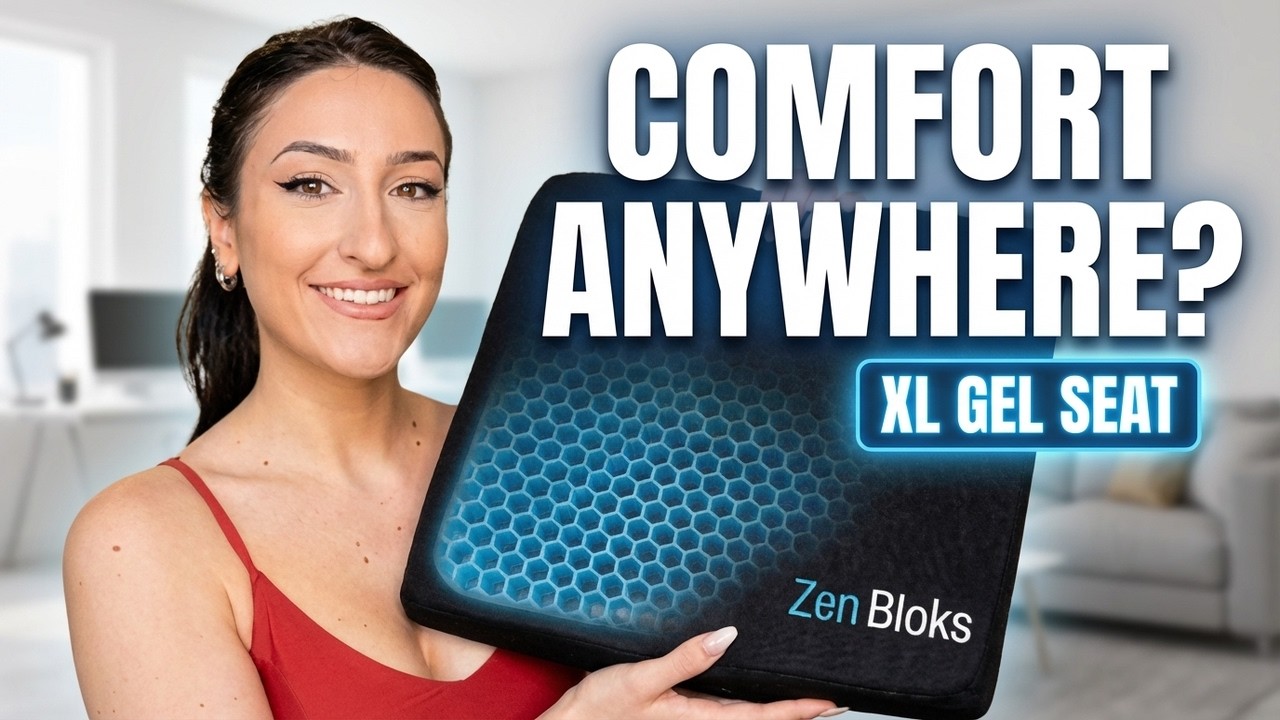 XL Gel Seat Cushion for Office Chair | Zen Bloks
