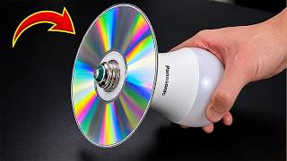 Attach Old CDs to Broken LED Bulbs! Even Experts Can’t Explain This! | Creation Invention