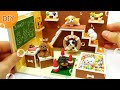 DIY Miniature Animal Dollhouse - 4 Puppy & Training School !