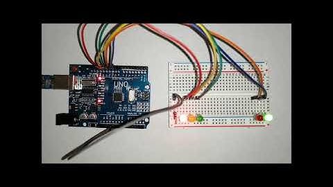 Светофор на Arduino - схема, скетч.