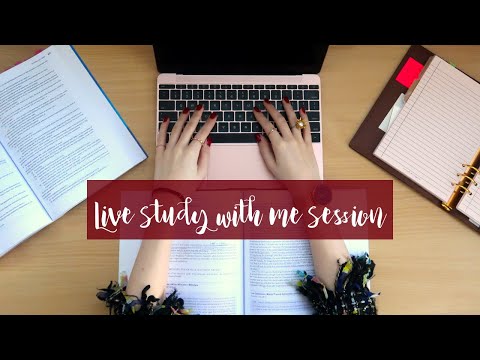 LIVE STUDY WITH ME | 3 HOURS | NO MUSIC