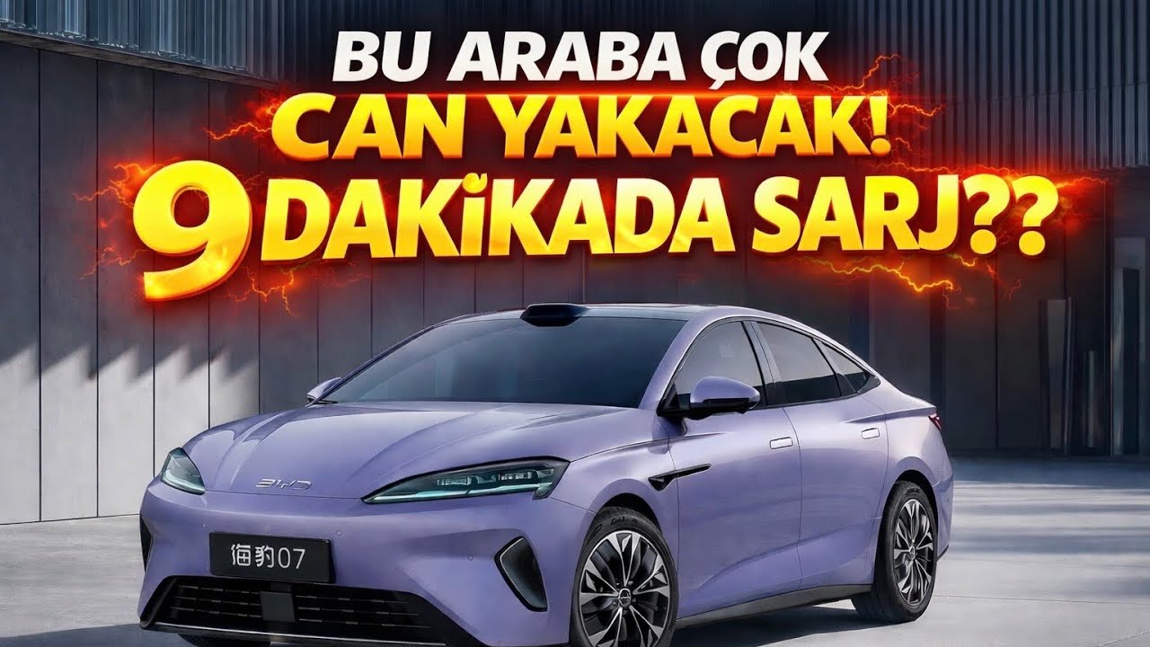 9 DAKİKADA SARJ MI? BU ARABA HERKESİ ŞOKE ETTİ...
