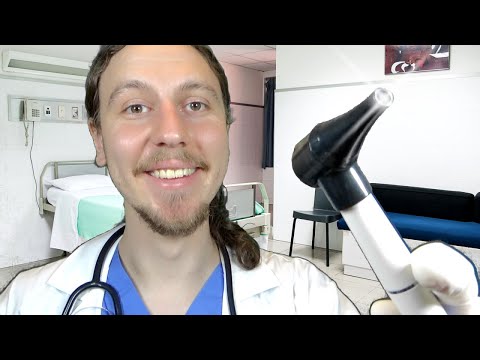 ASMR Hearing Test Ear Exam & Ear Cleaning