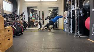 Frontal wall drill load + smash band resistance