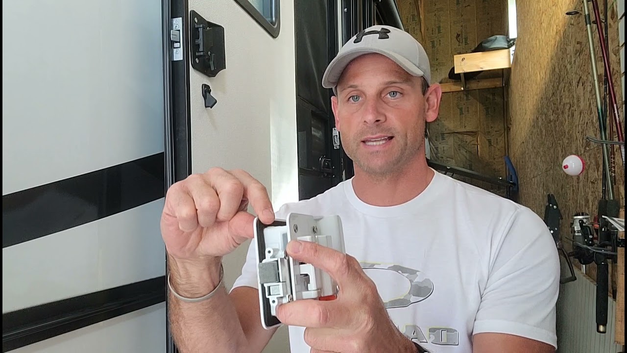 Upgraded RV Entry Door Lock with Paddle Deadbolt