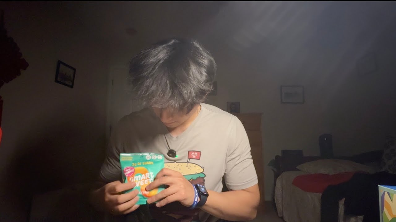 ASMR | Trying Smart Sweets gummy candy
