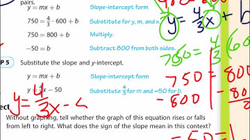 Pre-Algebra 5.1 Writing Linear Equations From Situations and Graphs