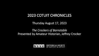 Cotuit Chronicles - August 17, 2023