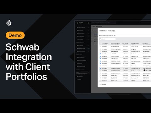 Client Portfolios - Schwab Integration - video from Koyfin
