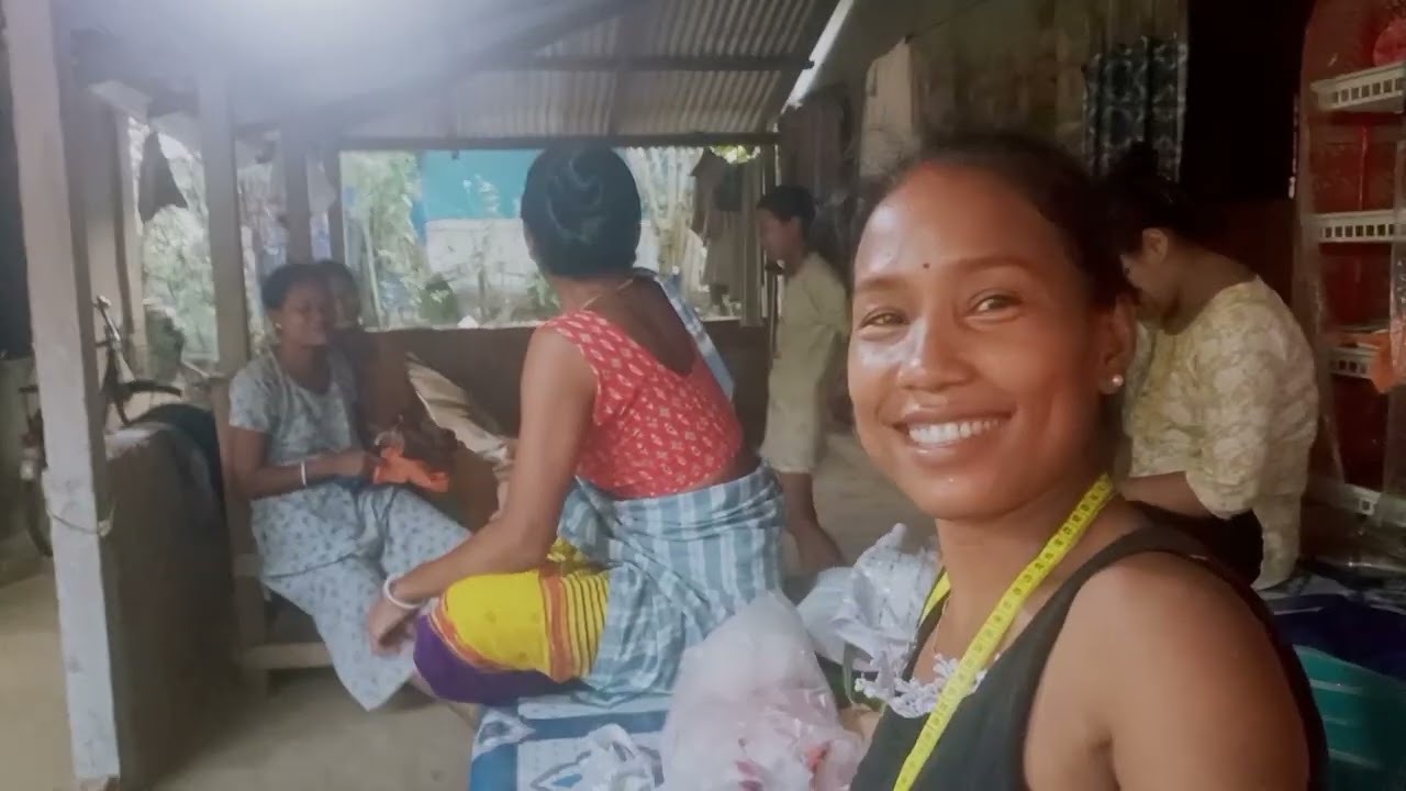 Aaj rubber rolling Kiya aur kapde stitching Kiya