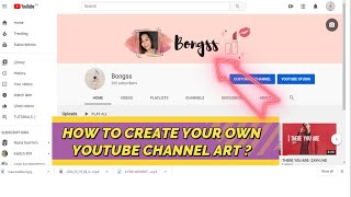 HOW TO CREATE A YOUTUBE CHANNEL ART- SIMPLE STEPS screenshot 2