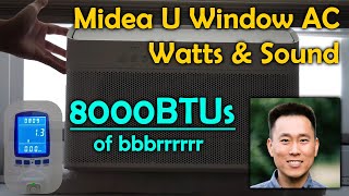 Midea U Window AC 8000BTU DEMO - WATTS & SOUND 🥶🥶🥶 by JUnbox 5,462 views 11 months ago 11 minutes, 53 seconds