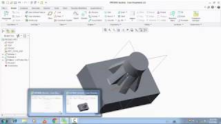 Creo Basic Tutorial part VII Profile Rib