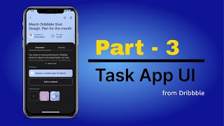 Part-3 -- ⚡📱 Task App UI • Flutter Tutorial | Coding with Jagadish