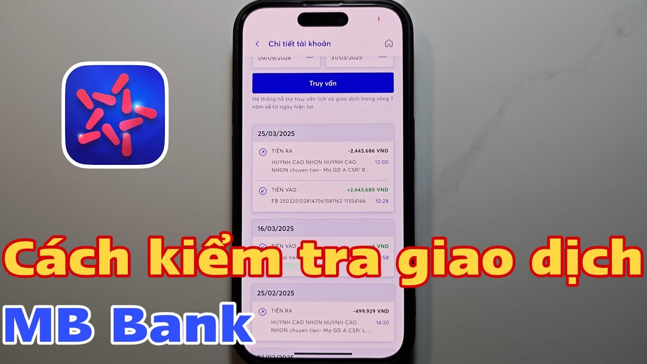 Mb Bank Check Cách kiểm tra giao dịch MB (lịch sử chuyển tiền MB Bank) - YouTube