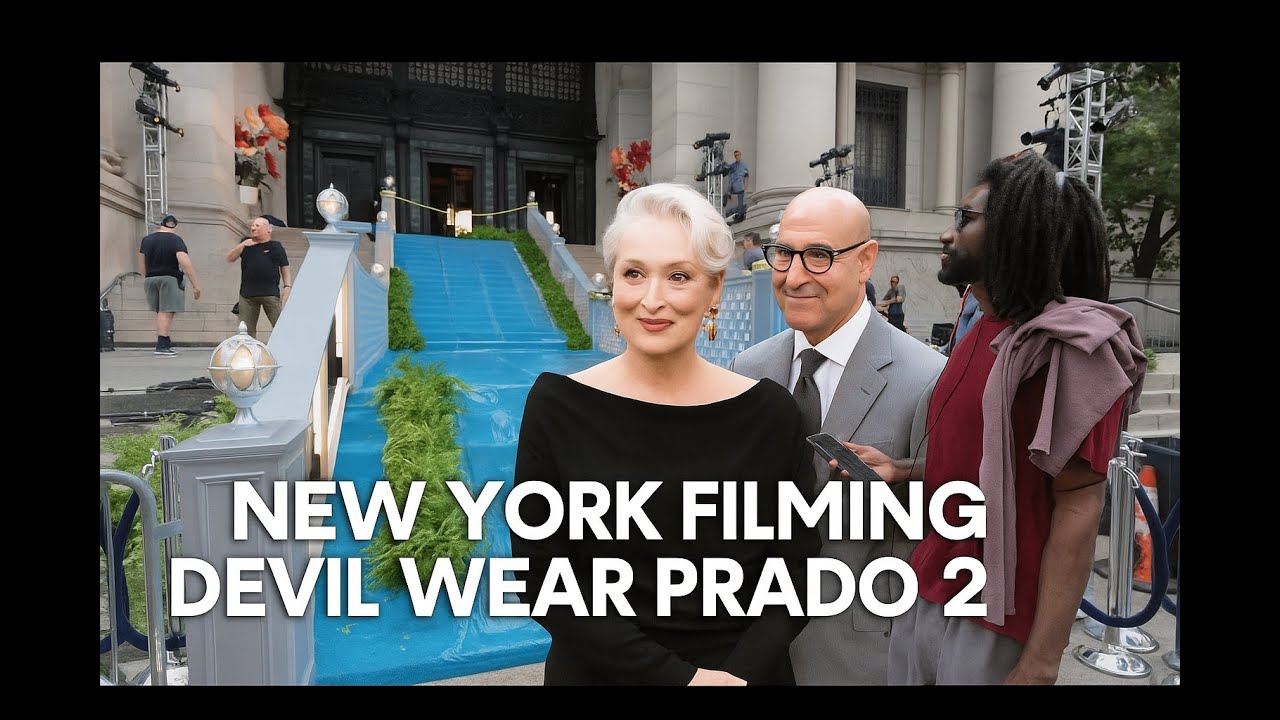 New York City: Walked to filming Devil Wears Prada 2 Filming in New York – First Look!