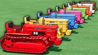 Work with Colors - CULTIVATING Jobs with Fiat Mini Tractor | Farming Simulator 22 screenshot 5