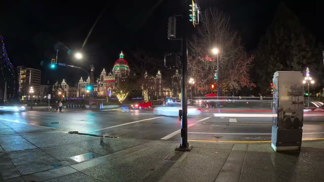 Victoria, BC Timelapse Dec 27, 2025 - Belleville, Government, Menzies Streets