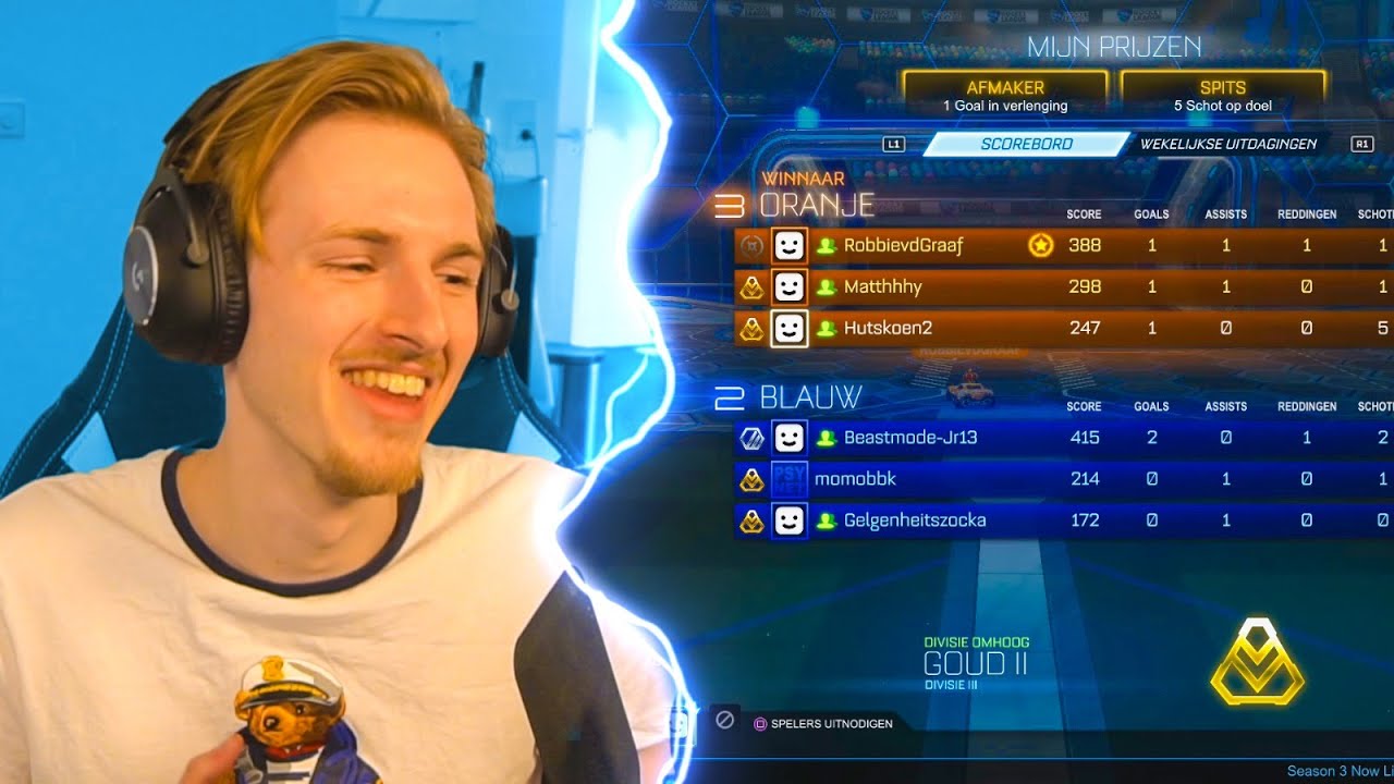 Matthy zoekt weer ruzie in Rocket League