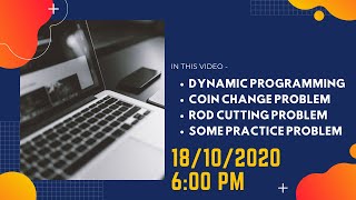 Dynamic Programming : Coin Change Problem (Session #2)