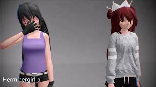 (NOT CLEAN!!) MMD - Aphmau and Shubble - Gasoline x DollHouse