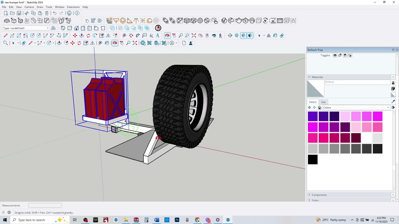 Задний бампер для Ranger Raptor