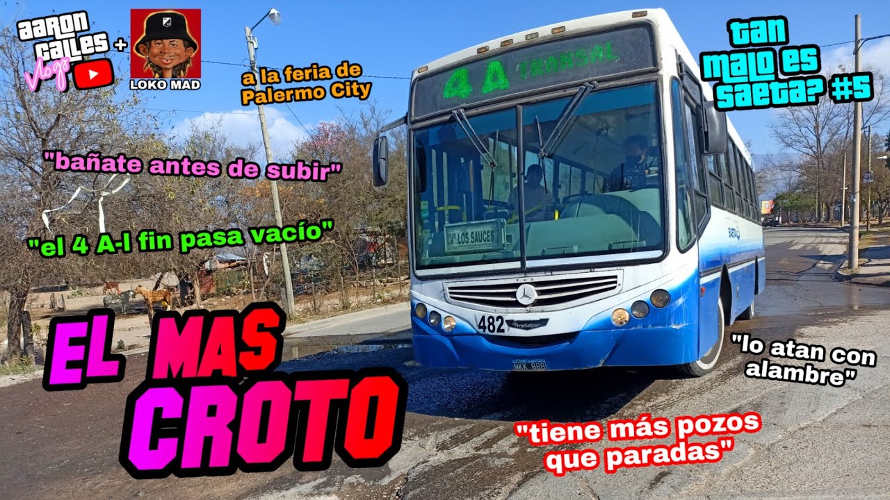 4A: El peor corredor de Saeta?🚌/ Zona Oeste en abandono TOTAL  - Observaciones Diarias en Bondi #5