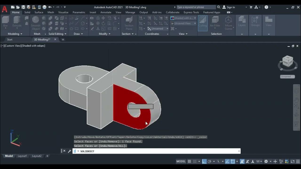 Coloring By 3D Model AutoCAD Autocad 3D Model 3D Model coloring YouTube